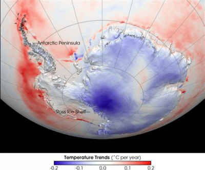 Globe and Antarctica