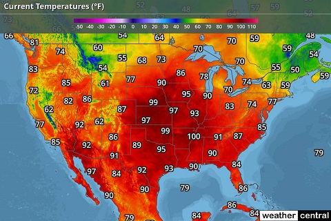 Heat Over Land
